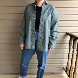 🦋Green Eddie Bauer Button-Down